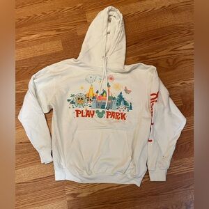 DISNEY Disneyland  White Hoodie, large unisex